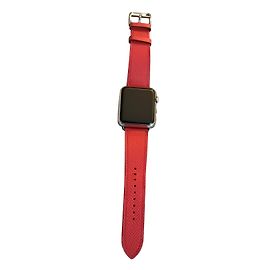Hermès APPLE WATCH HERMES series 1 Argenté Rose