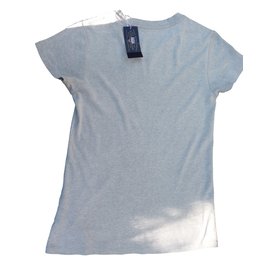 Polo Ralph Lauren-Tee shirt gris clair-Gris