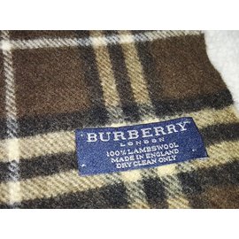 Burberry-Scarf-Brown