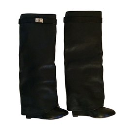 Givenchy shark lock Boots Black