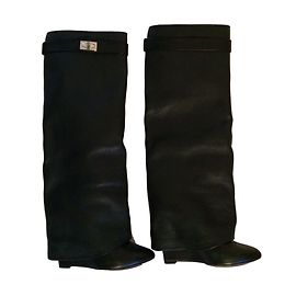 Givenchy Shark Lock Stiefel Schwarz