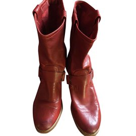 Frye Boots Red
