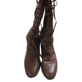 Chanel-Boots-Brown