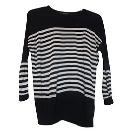 Mango sweater White Blue