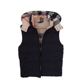 Burberry-Doudoune sans manche-Noir