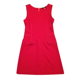 Versace VJC Kleid Rot Viskose Rot