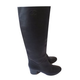 Chanel Boots Black