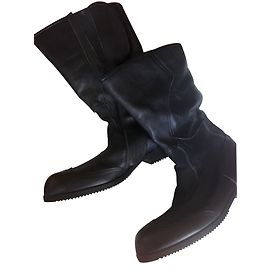 Comme Des Garcons Botas de ciclista Negro