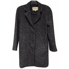 Isabel Marant Etoile Mantel Anthrazitgrau