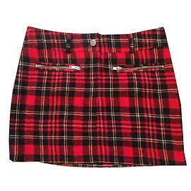 Filles à Papa Poison wool miniskirt red Red