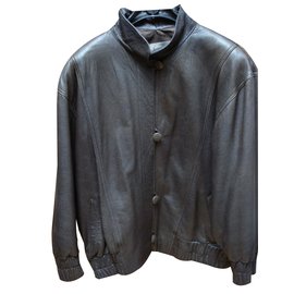 Revillon Leather Jacket Brown