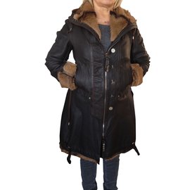 Marithé et François Girbaud Coats, Outerwear Light brown