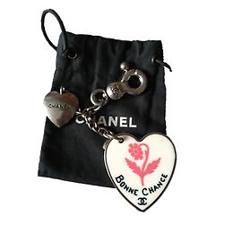 Chanel Bag charm Silvery