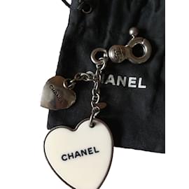 Chanel-Bijoux de sac-Argenté