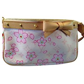 Pochette Takashi Murakami pour Louis Vuitton Collector 2003 Rose