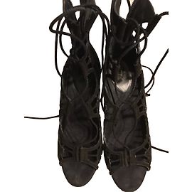 Sandales Giuseppe Zanotti Noir Daim 38.5IT Noir