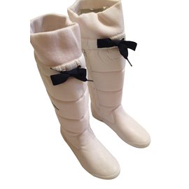 Tommy Hilfiger-White winter boots-White