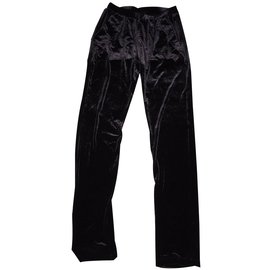 Versace Schwarze Hose Schwarz