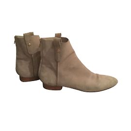 Loro Piana Botas de tornozelo Cinza