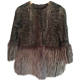Milady Pelzjacke Taupe