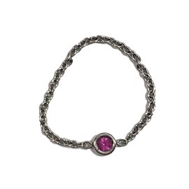 Christian Dior-Mimioui white gold and pink sapphire-Silvery