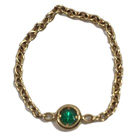 Christian Dior-Mimioui yellow gold with emerald-Golden