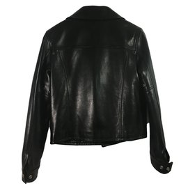 Saint Laurent-Leather jacket-Black