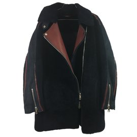 Liven Shearling coat Blue