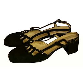Autre Marque Escarpins Minelli en cuir suédé noir 38 Noir