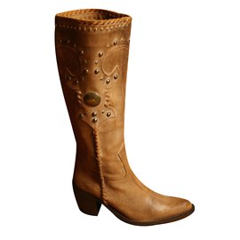 Autre Marque-'Heyraud' Boots-Brown