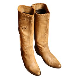 Autre Marque-'Heyraud' Boots-Brown