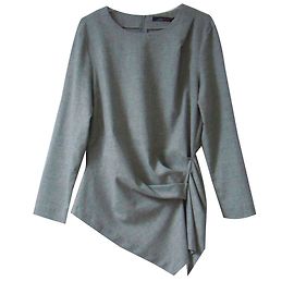 Zara Parte superior Gris