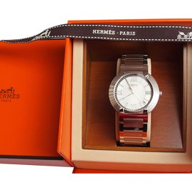 Hermès-Automatic watch-Silvery