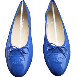 Chanel Ballerines Violet