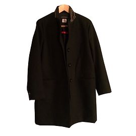 Antik Batik Mantel Schwarz