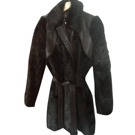 Bel Air-Fur coat-Black