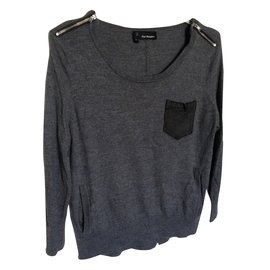 The Kooples Pullover Anthrazitgrau