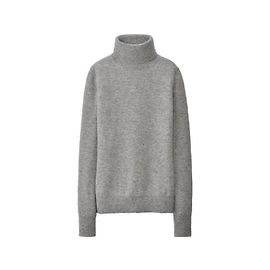 Uniqlo Rollkragenpullover aus Kaschmir Grau