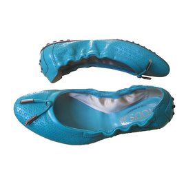 Tod's-Zapatillas de ballet-Azul