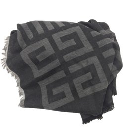 Givenchy Anthrazit-Schal Anthrazitgrau