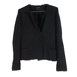 Chaqueta Isabel Marant negra de algodón y lino Negro