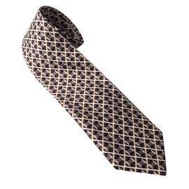 Emilio Pucci Corbata de seda Castaño