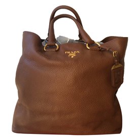 Prada-Handbag-Brown