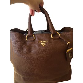 Prada-Handbag-Brown