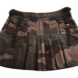 Autre Marque Falda corta plisada HAMPTON BAYS camuflaje caqui Caqui