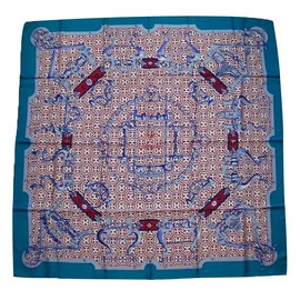Hermès Sciarpa seta Multicolore