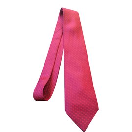 Hermès Tie Dark red