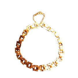 Autre Marque Collana BICHE DE BERE D'oro