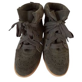 Isabel Marant tênis Caqui