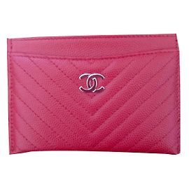 Chanel Card holder Red